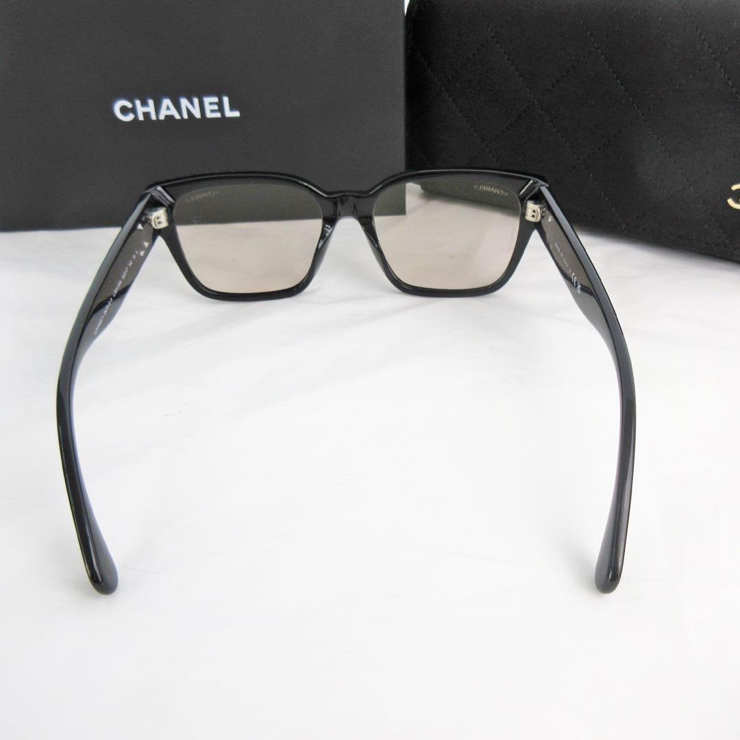 【極美品】CHANEL シャネル カラーグラス ブルーライトカット ブラック