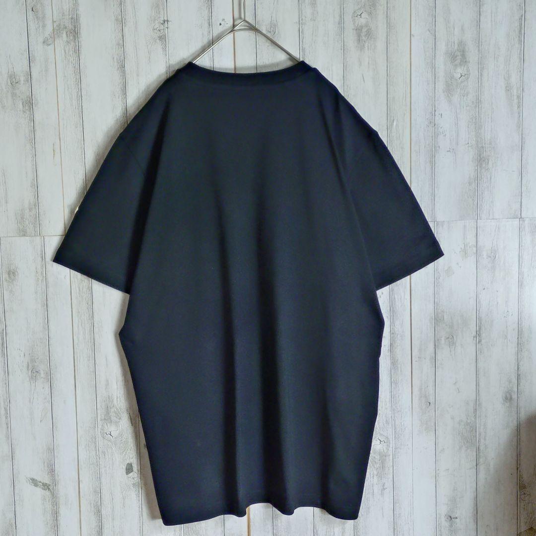 【いしてぃみ】モンクレール☆センター立体ロゴ袖ワッペンロゴ入りTシャツ