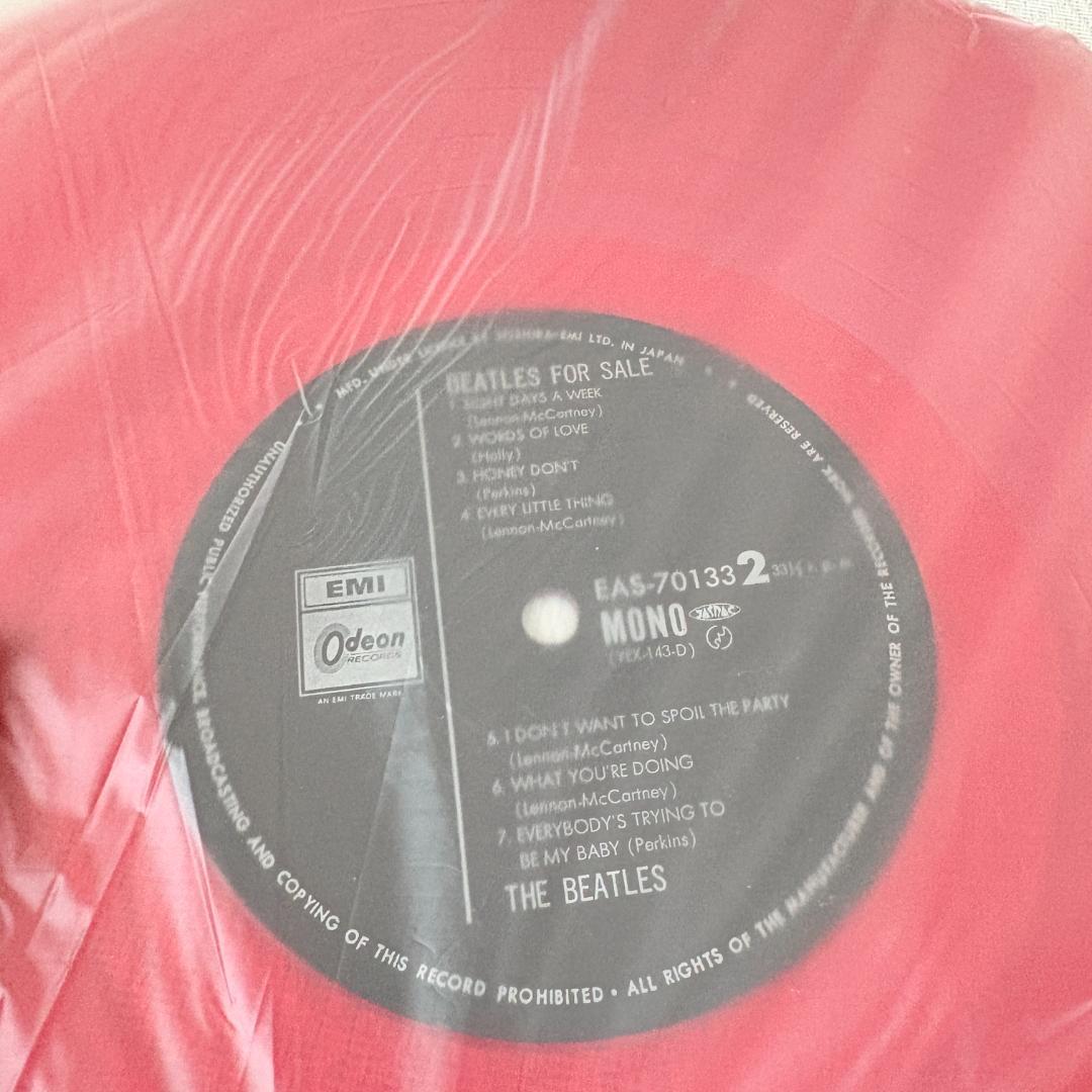 The Beatles - Beatles for Sale 赤盤レコード