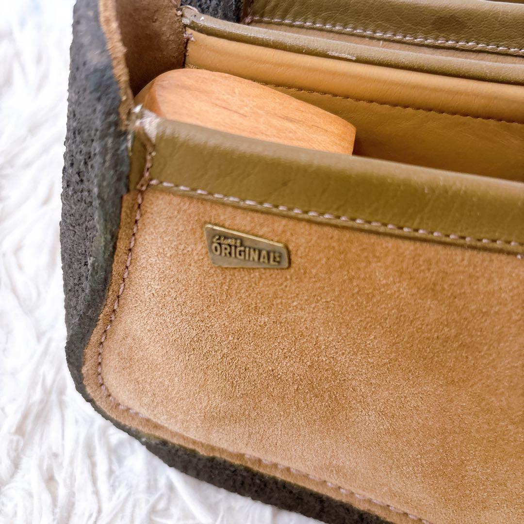 未使用品 Clarks クラークス ワラビー ナタリー スエード 8 1/2