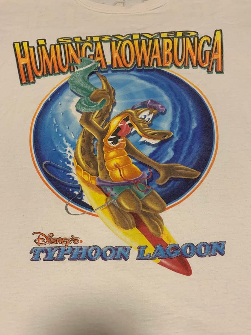 90s ディズニー　HUMUNGA KOWABUNGA ビンテージ　tシャツ