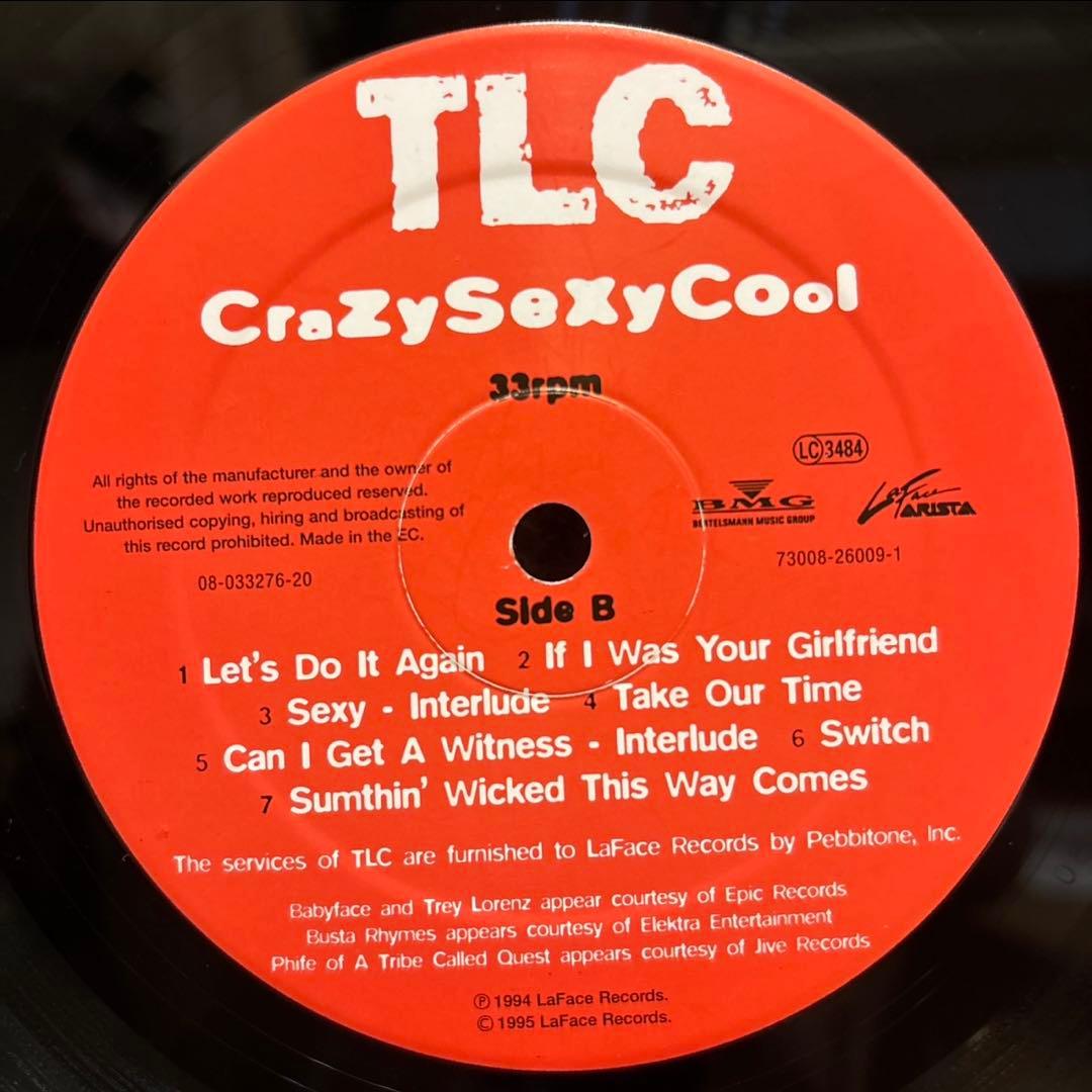 オリジナル盤 TLC CrazySexyCool レコード LP vinyl
