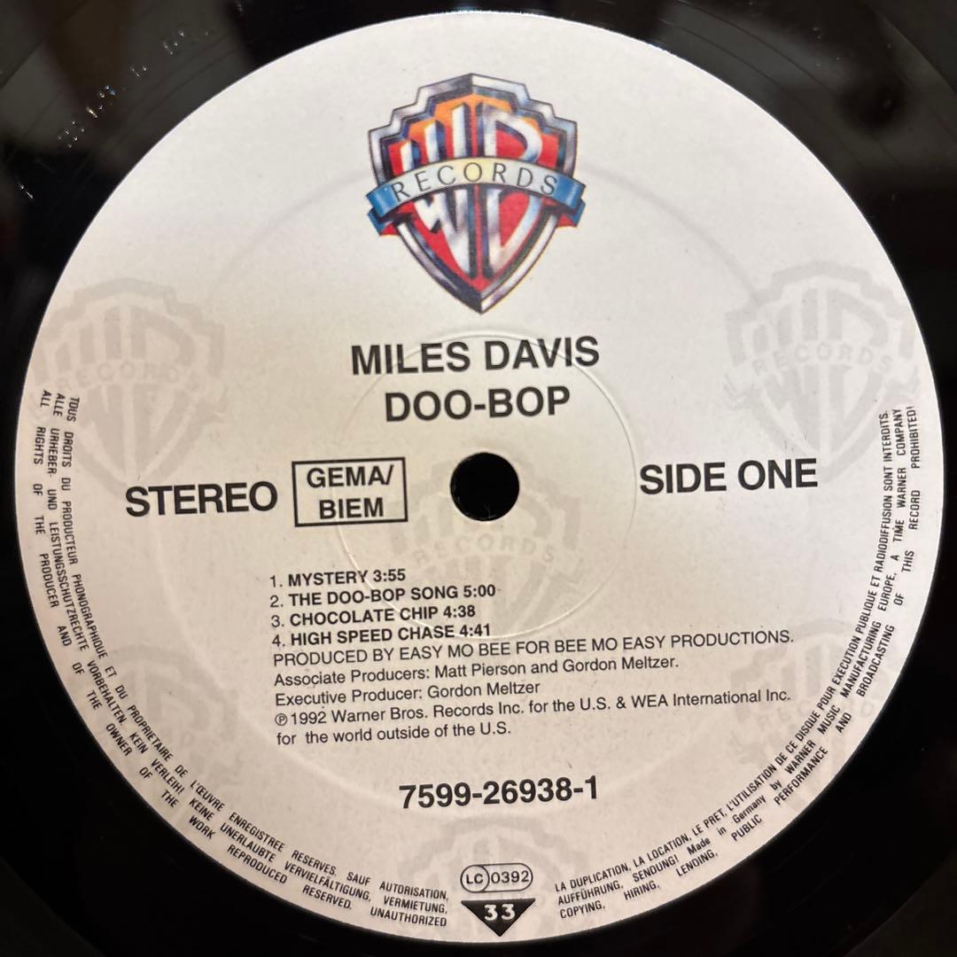オリジナル盤 Miles Davis Doo-Bop レコード