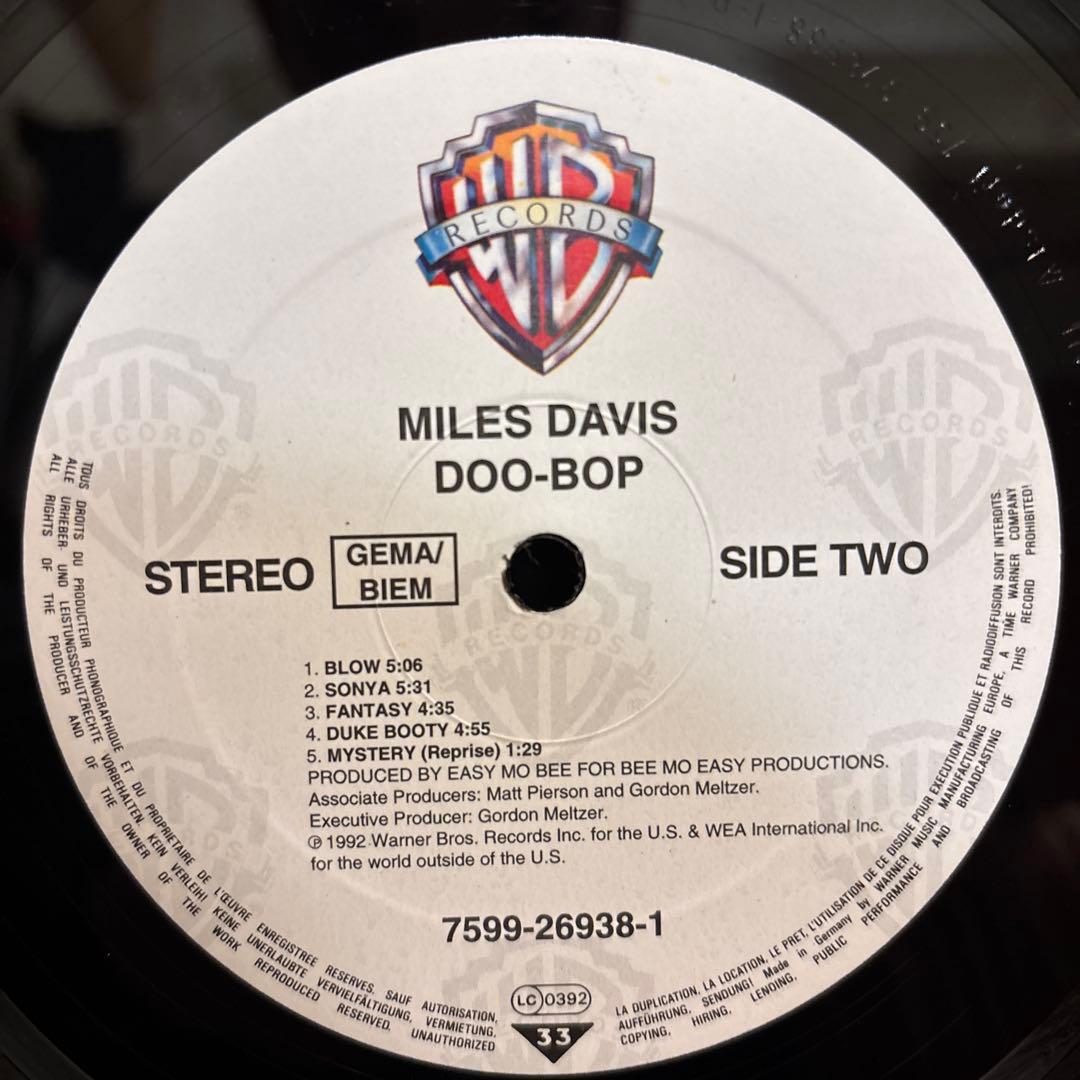 オリジナル盤 Miles Davis Doo-Bop レコード