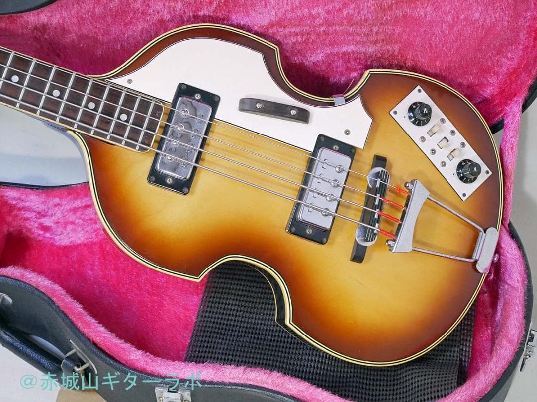 Greco バイオリンBASS VB360 1976年製☆専用ハードケース付