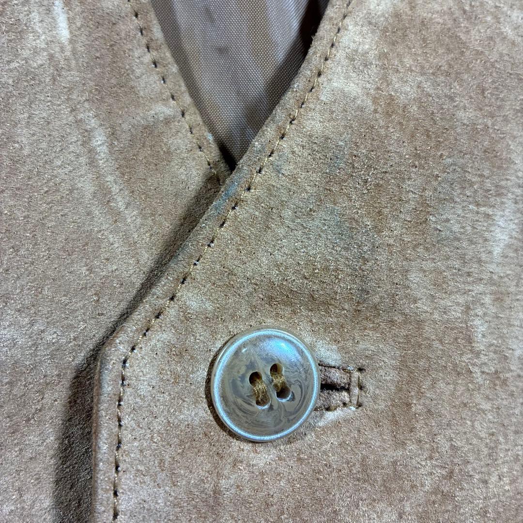 Y2K 00s オールドユニクロ レザー ベスト ジレ 本革 UNIQLO