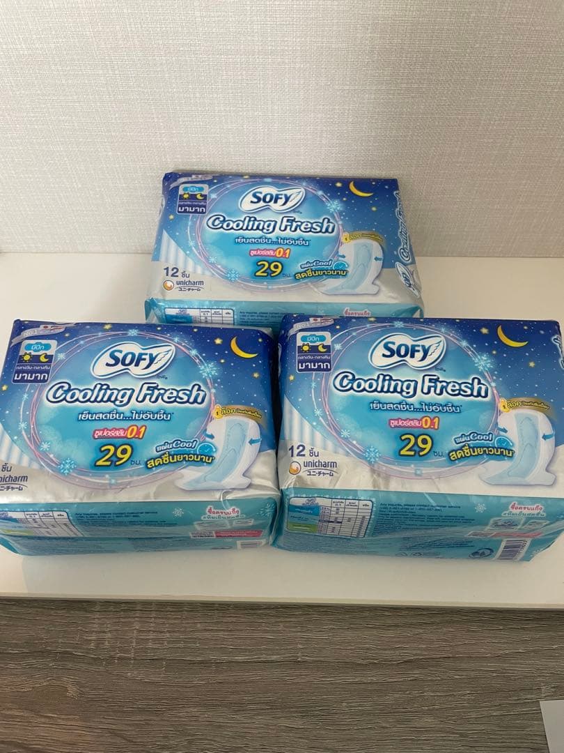 SOFY ソフィー　Cooling Fresh タイ　生理用品　生理ナプキン