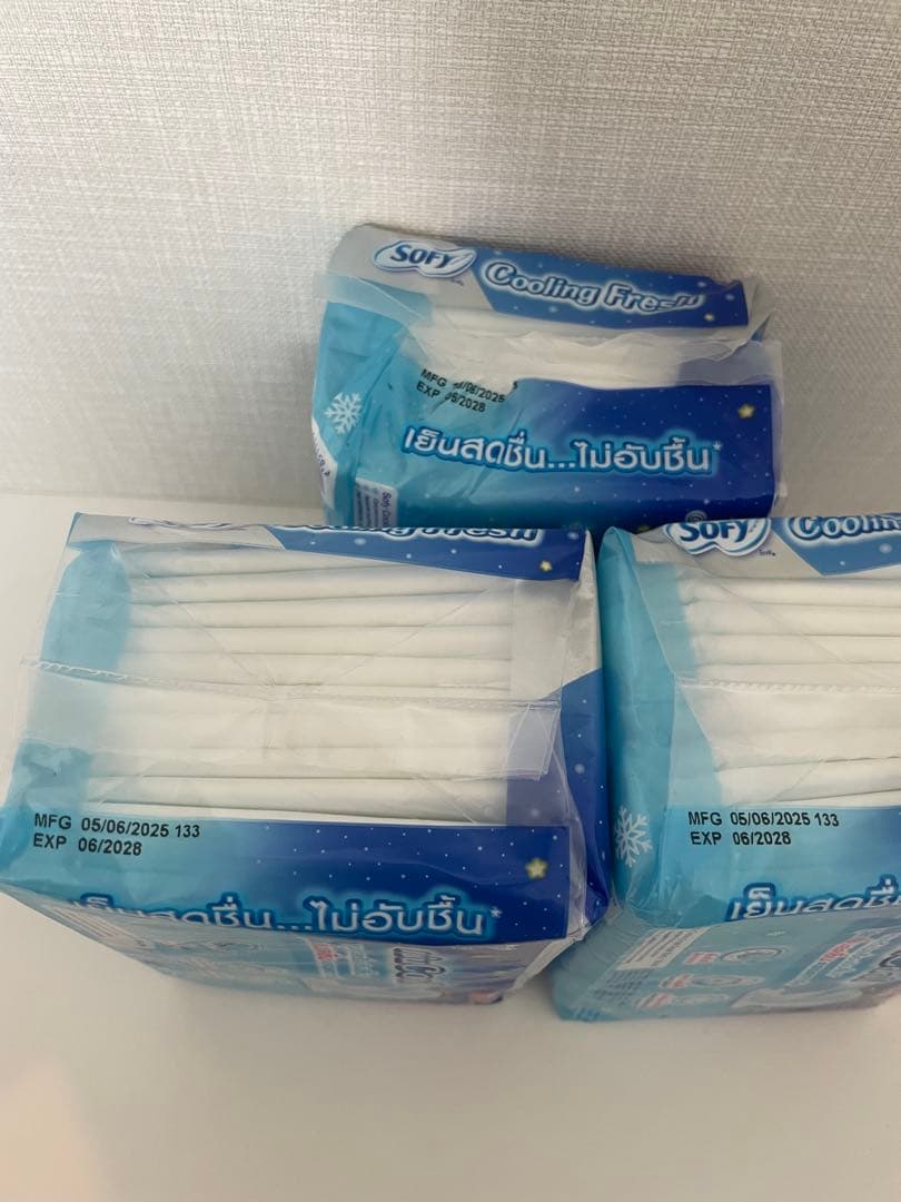 SOFY ソフィー　Cooling Fresh タイ　生理用品　生理ナプキン