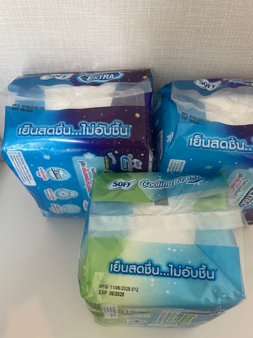 SOFY ソフィー　Cooling Fresh タイ　生理用品　生理ナプキン