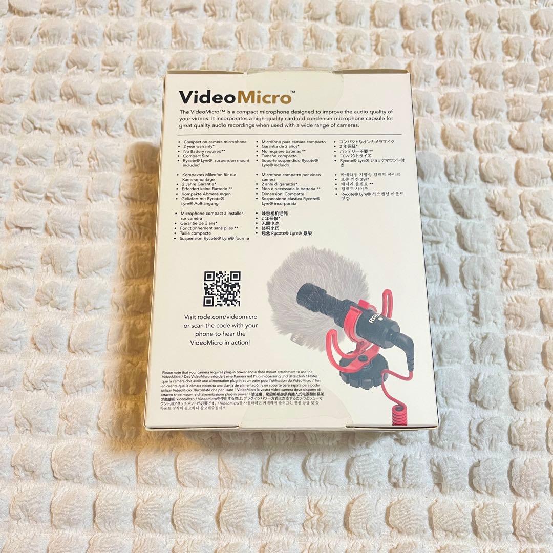 【美品】RODE VideoMicro 小型マイク
