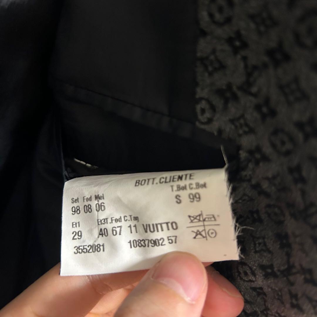 【未使用】LOUIS VUITTON テーラードジャケット　2B サイズ44