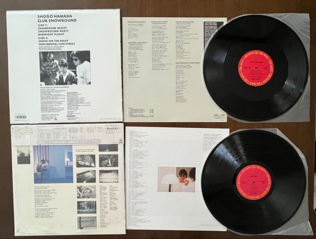 売れなければ処分 全部インサート 浜田省吾 レコード LP 8枚 セット 和モノ