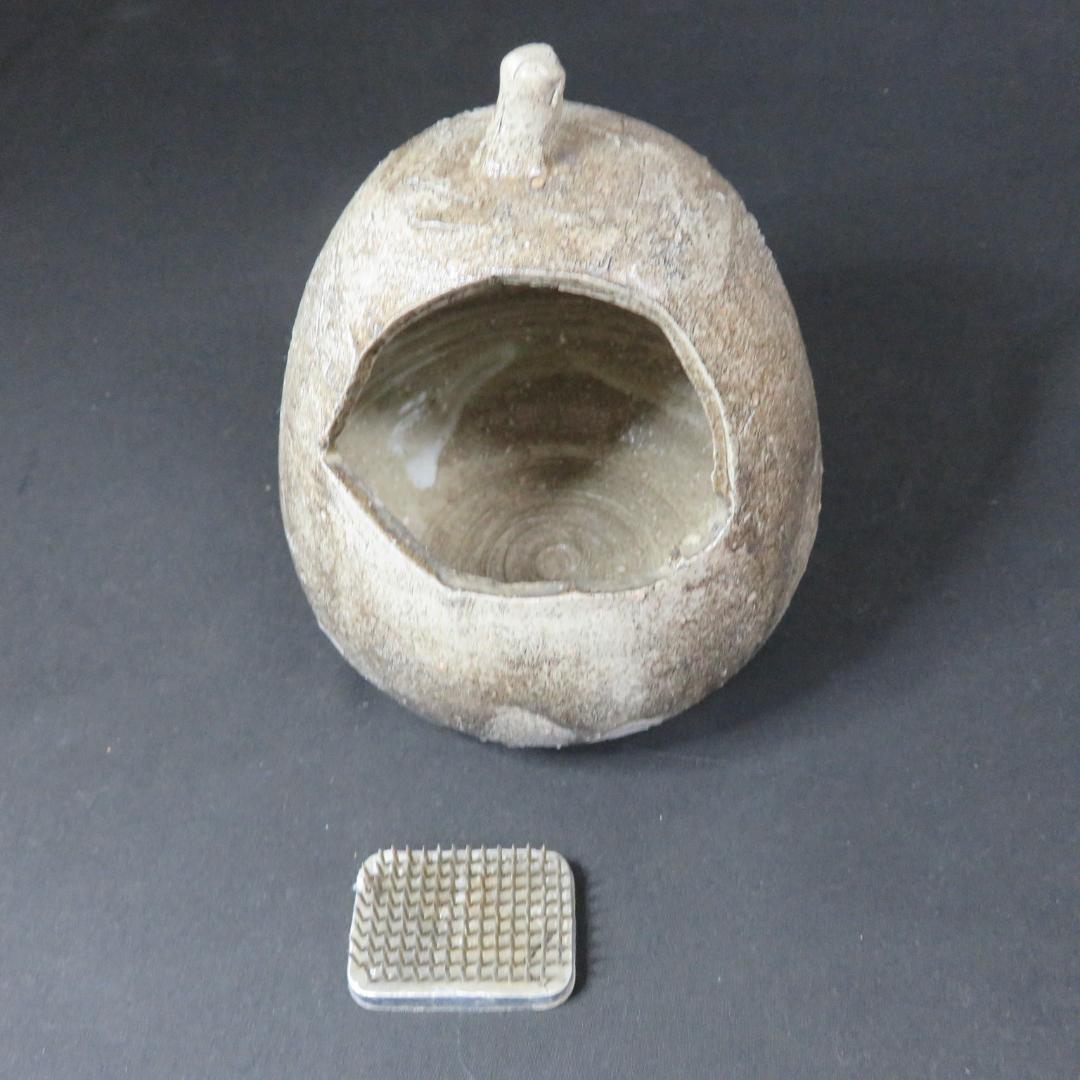 ふくべ 花入 剣山付き 美品 瓢箪 花器 茶道具 花瓶 フラワーベース