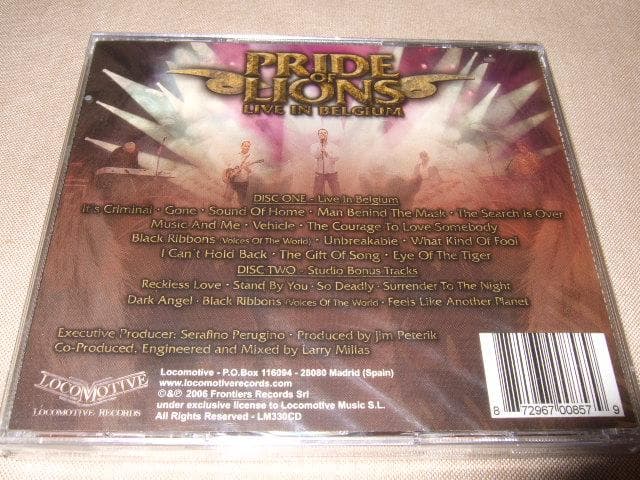 PRIDE OF LIONS,新品未開封,プライド・オブ・ライオンズ,サバイバー