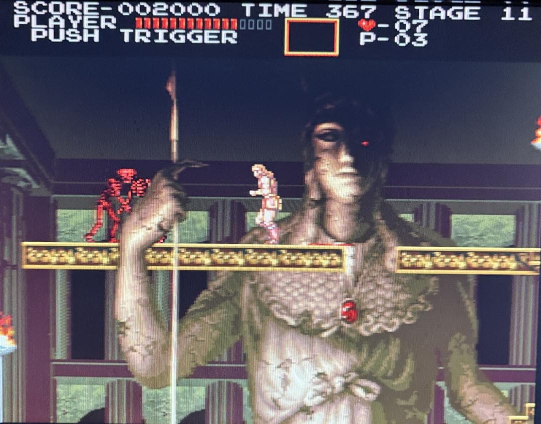 X68000用アクション 悪魔城ドラキュラ【Castlevania】店頭デモ