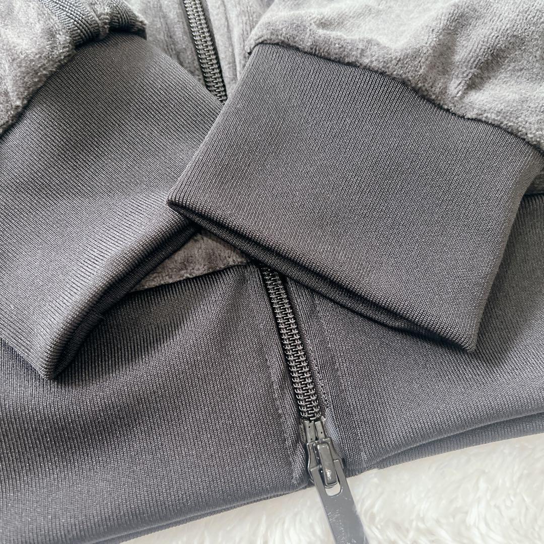 adidasアディダス　ベロア トラックジャケット　M