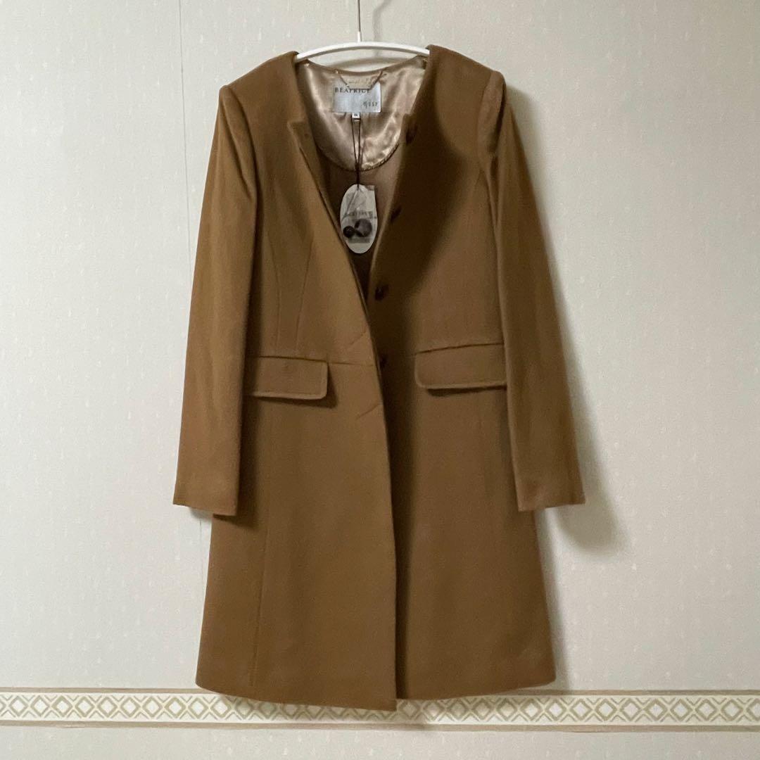 【最終価格】S357 BEATRICE 小さいサイズ　34　カシミア100コート