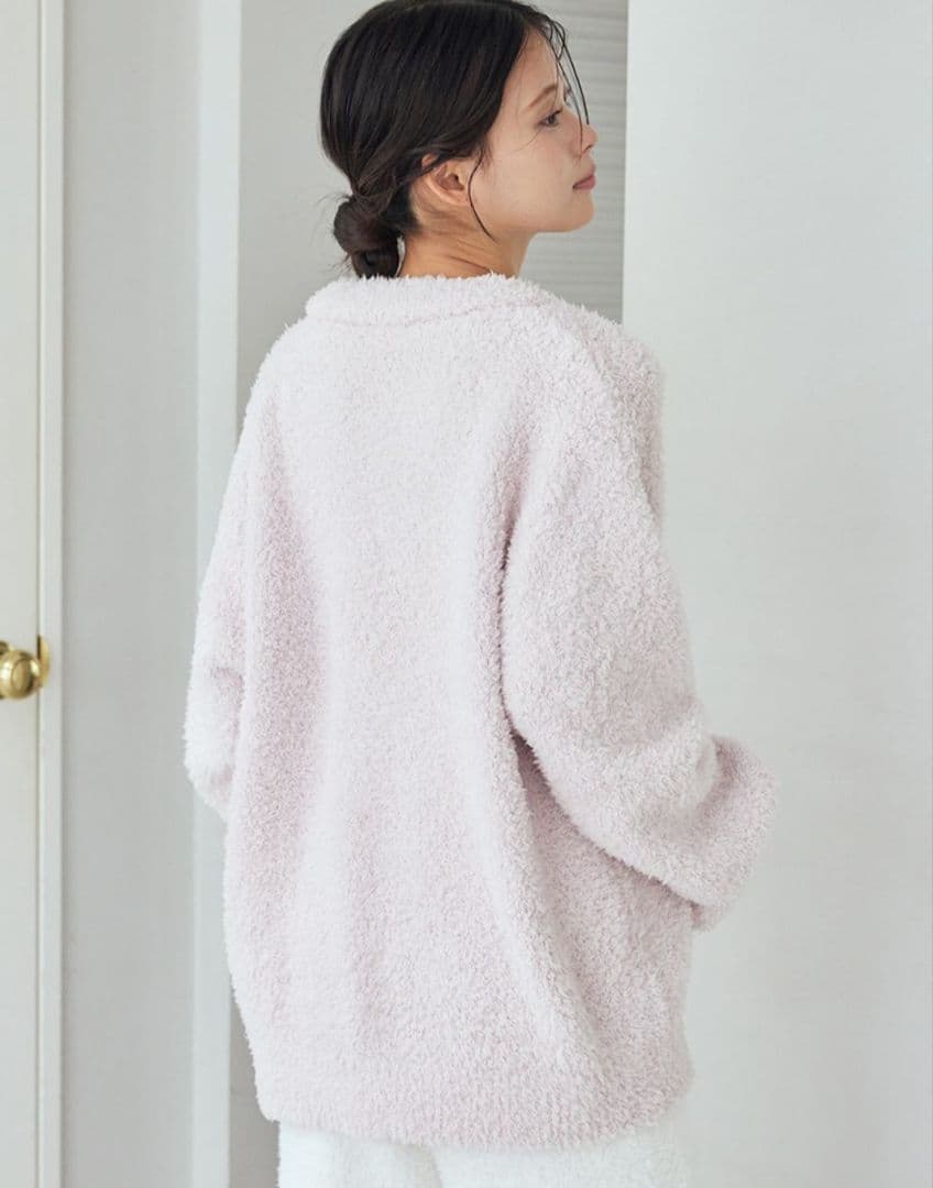 新品 人気 GELATO PIQUE ベーシックカーディガン ピンク Fサイズ