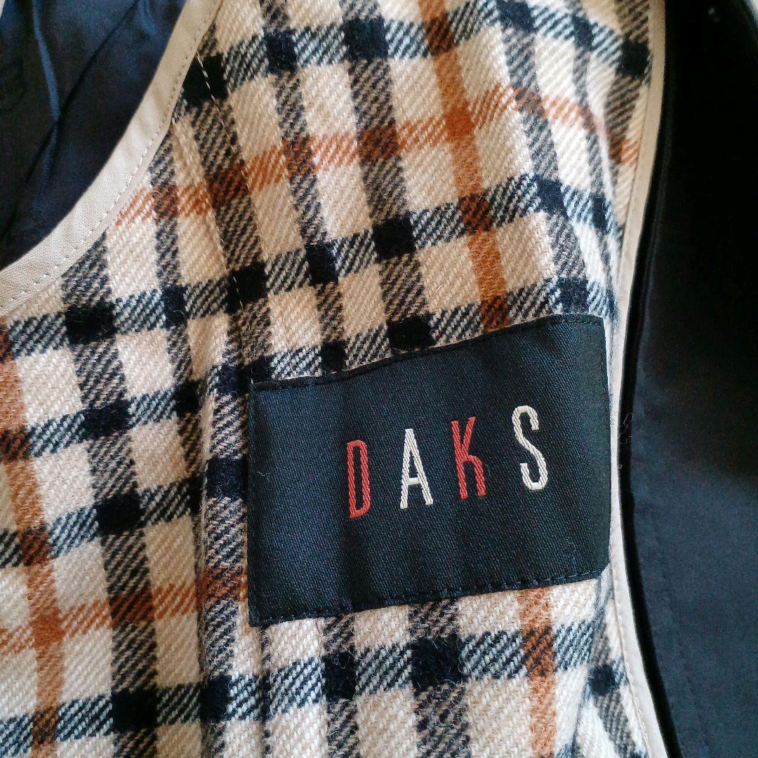 DAKS トレンチコート ハウスチェック ライナー ベルト15ABR