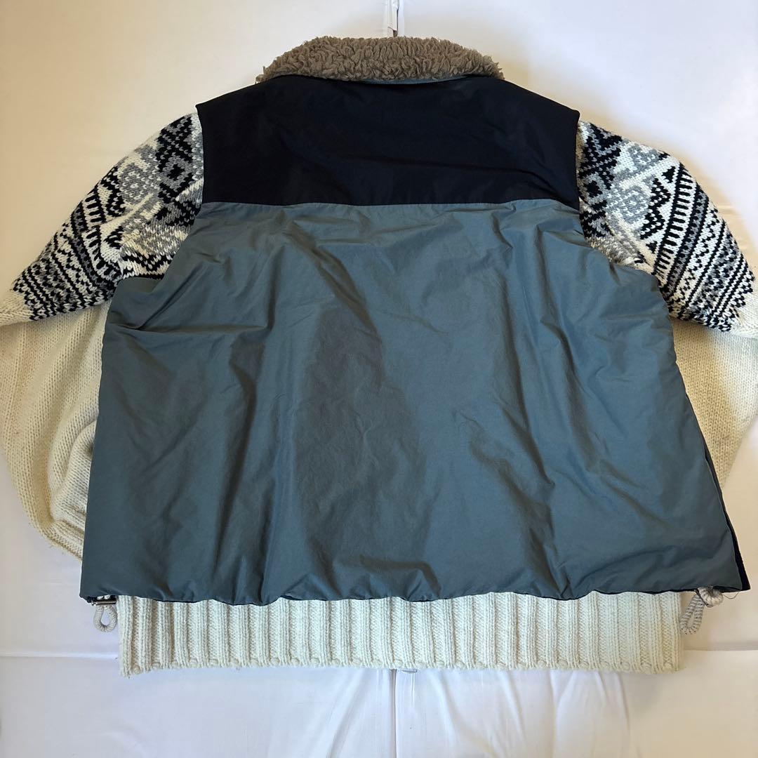 【超美品】sacai 22AW レイヤードニット