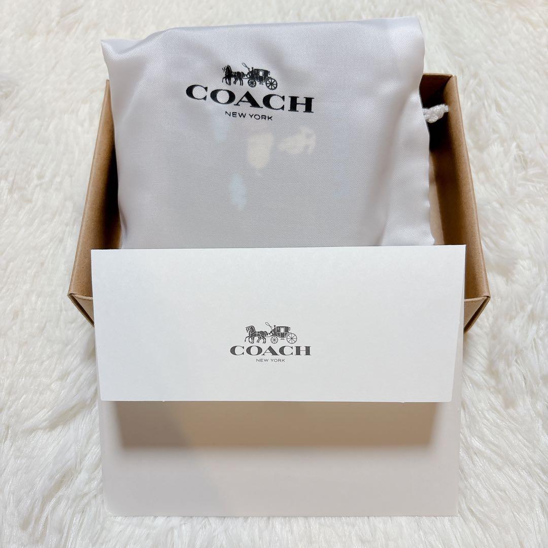新品・付属品完備⭐️ コーチ スヌーピー 二つ折り財布 ピーナッツ コラボ 青