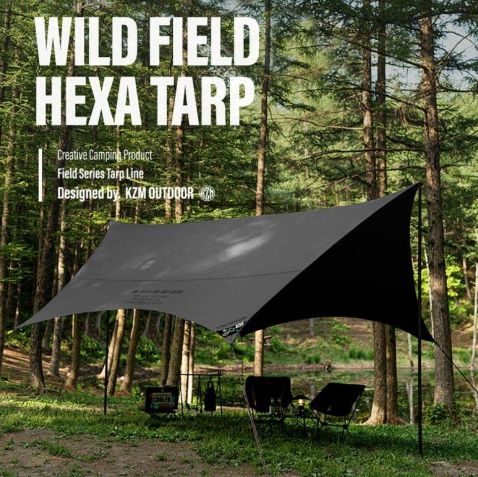 テント・タープ KZM OUTDOOR WILD FIELD HEXA TARP