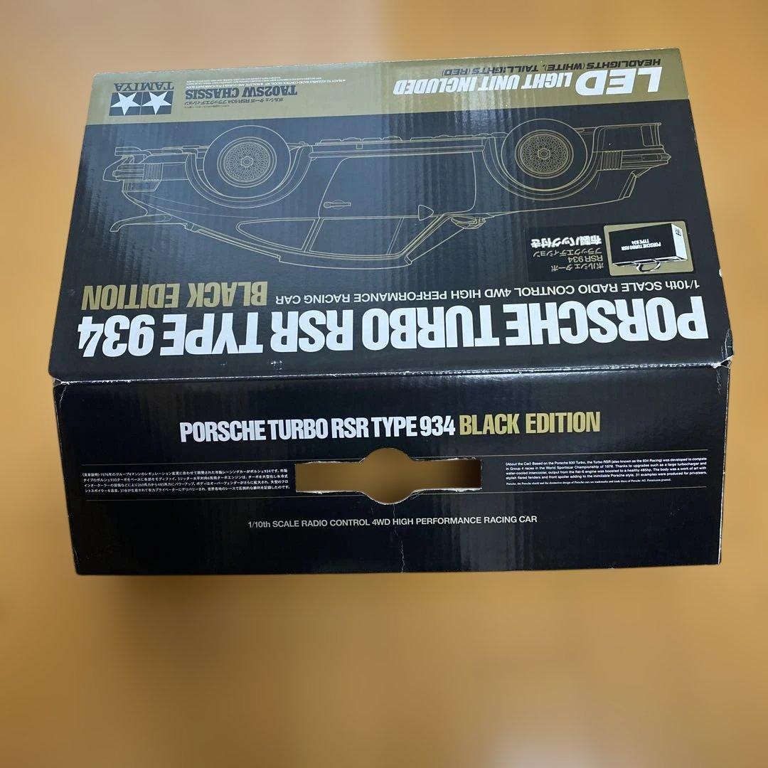 タミヤ RC ポルシェターボRSR TYPE934ブラックエディション 1/10