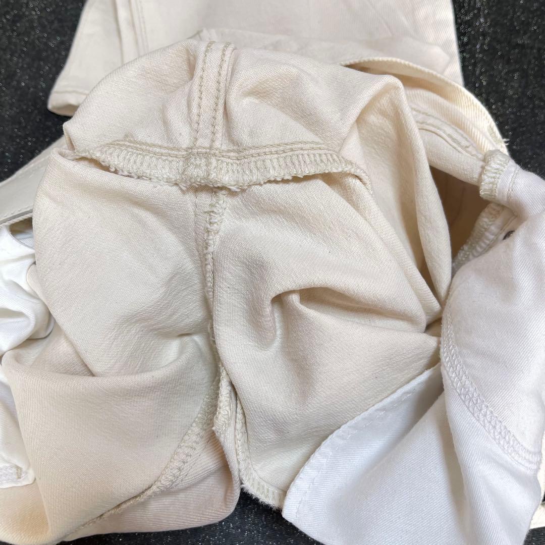MOUSSY MVS ホワイト　フレア 美品 サイズ　25