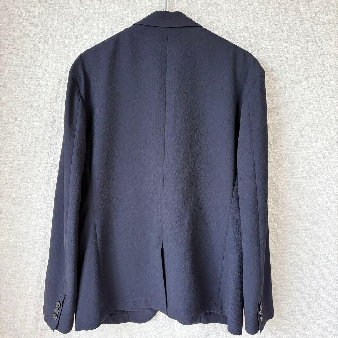 【極美品】BEAUTY&YOUTH　シアサッカージャケット　ネイビーL