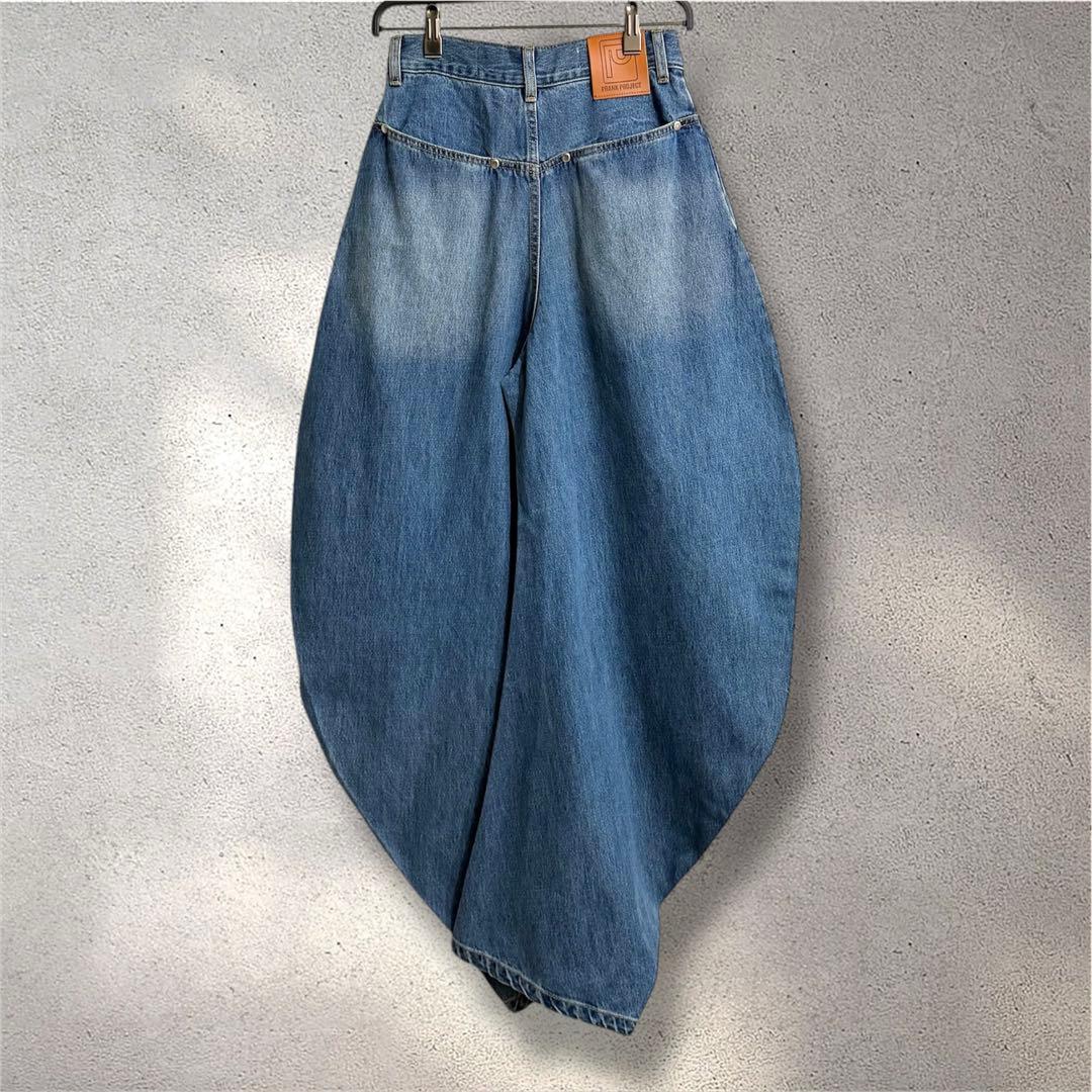 新品 PRANK PROJECT ドレープデニムパンツ 36