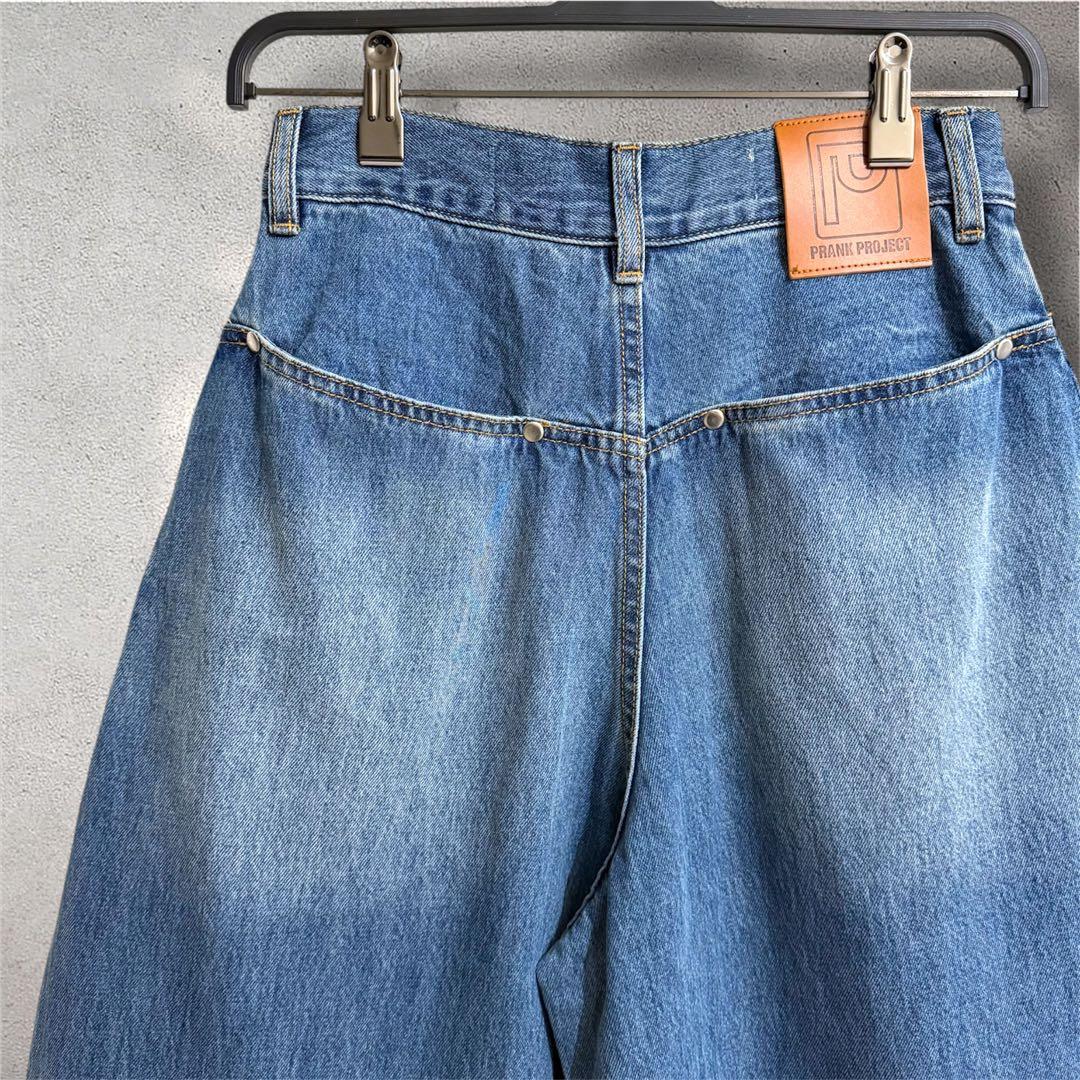 新品 PRANK PROJECT ドレープデニムパンツ 36