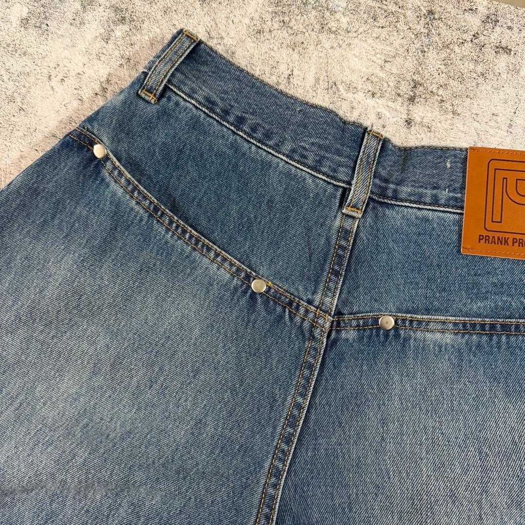 新品 PRANK PROJECT ドレープデニムパンツ 36