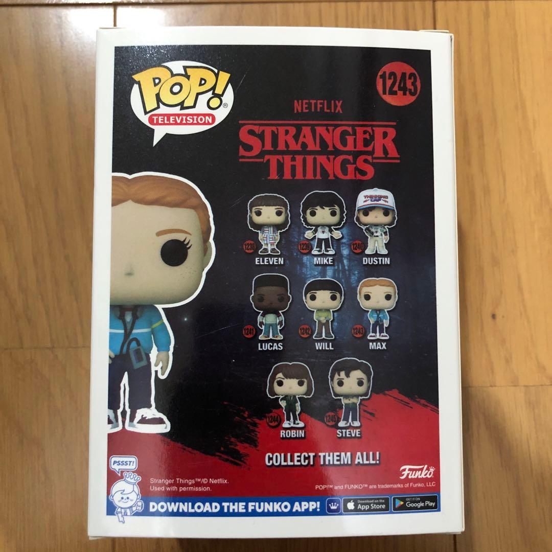 希少 Funko POP STRANGER THINGS マックス フィギュア