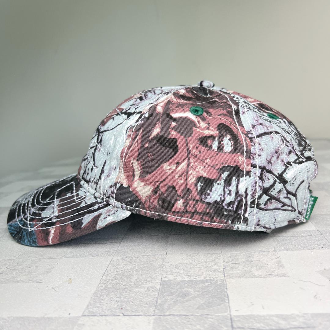 美品 b.Eautiful ビューティフル リーフカモ ボタニカル柄 キャップ