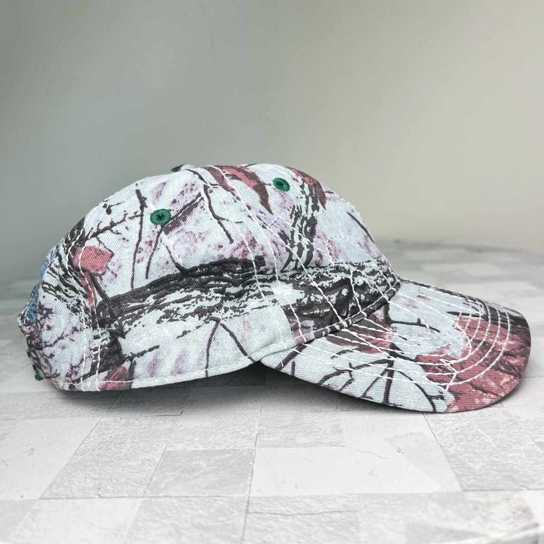 美品 b.Eautiful ビューティフル リーフカモ ボタニカル柄 キャップ
