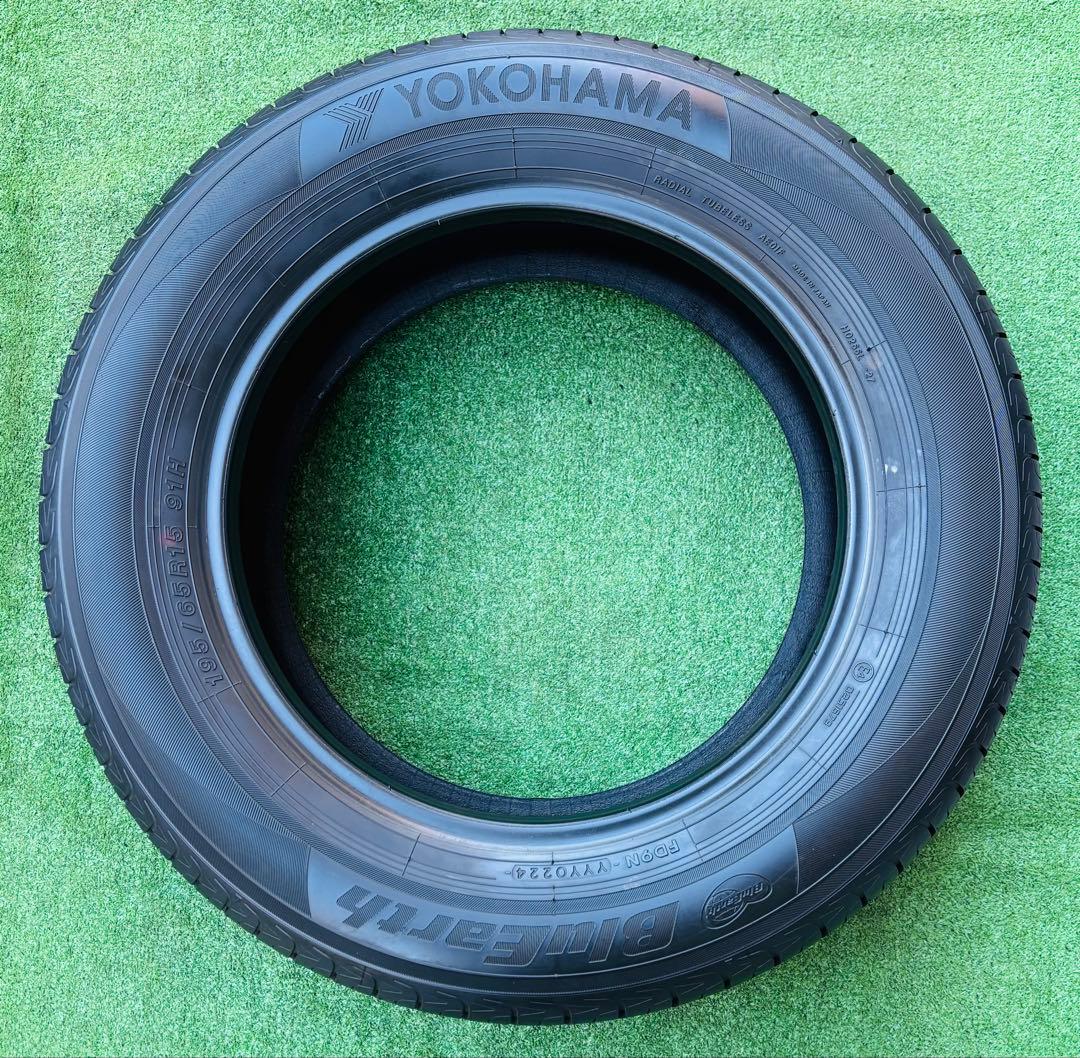 YOKOHAMA BluEarth 195/65R15 24年製 9~9.5分山