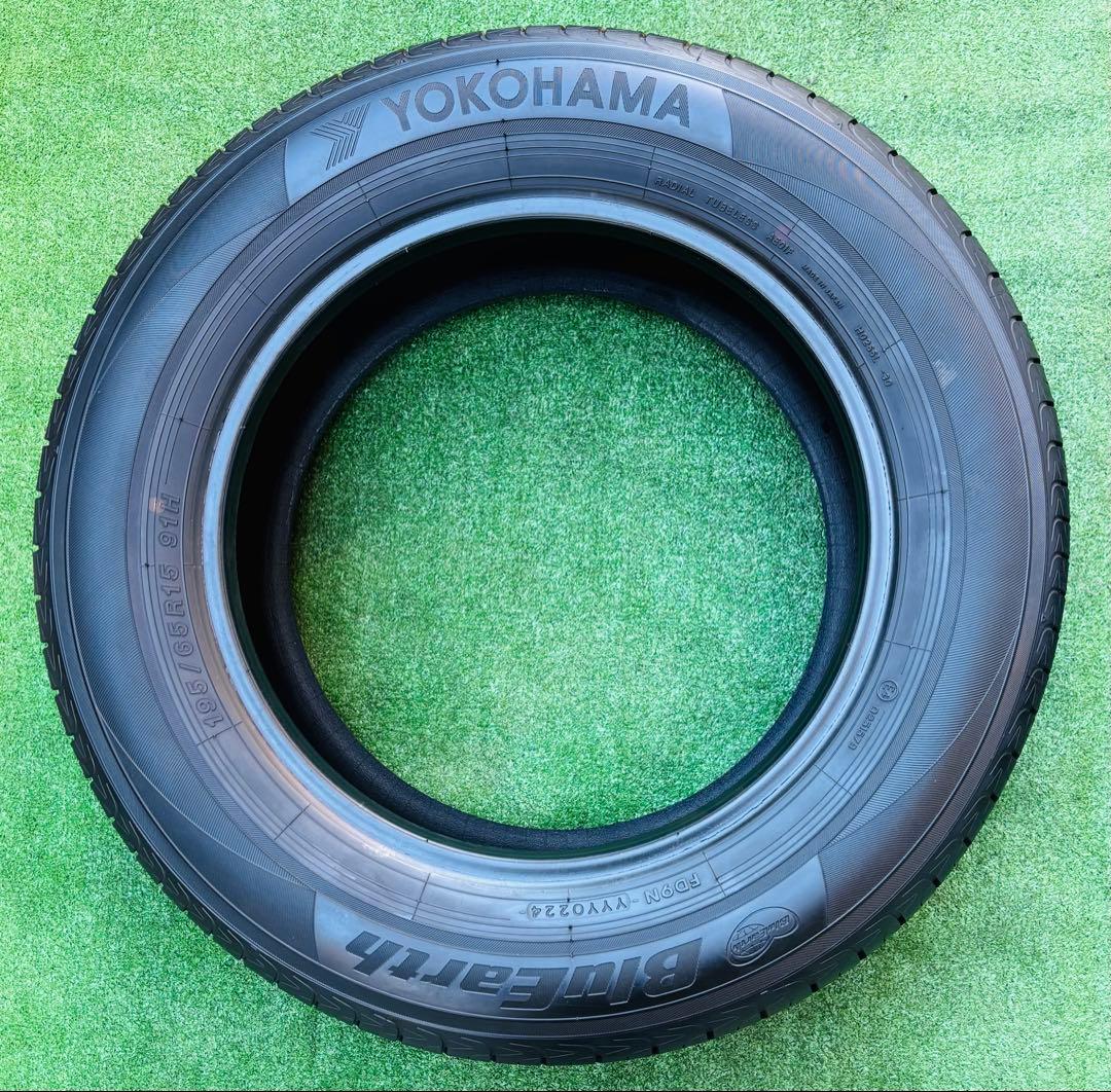 YOKOHAMA BluEarth 195/65R15 24年製 9~9.5分山