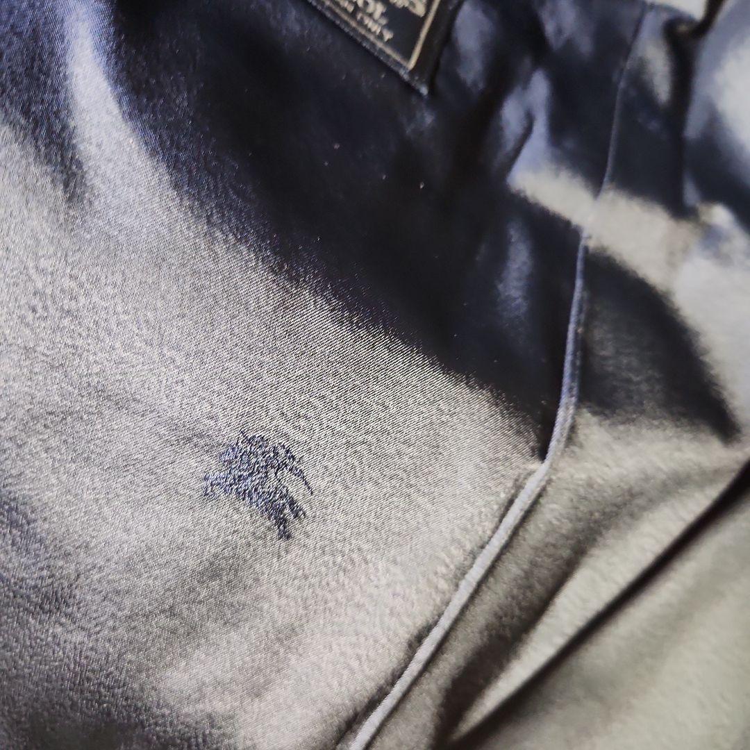 BURBERRY スーツセットアップ タックパンツ ダブル 紺ブレ 金ボタン