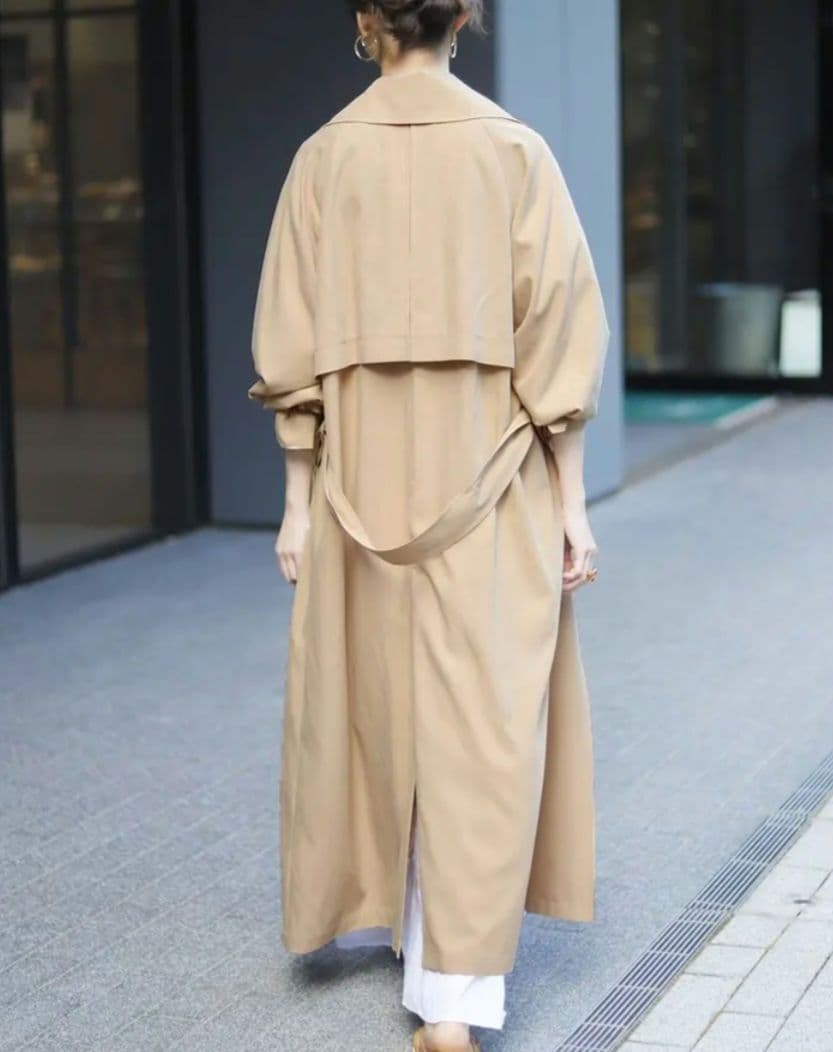 【美品】SLOBE IENA スローブイエナ　BIGカラーコート　トレンチ　F