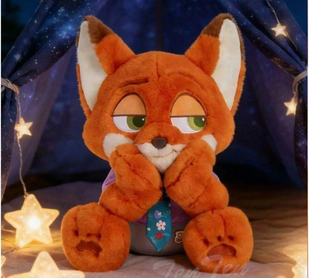 ズートピア　ニック　コストコ　ぬいぐるみ　ブランケット付き