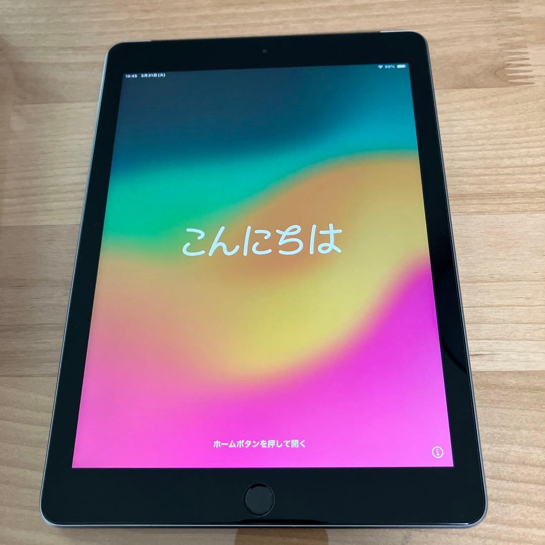 【美品】iPad 第6世代 32GB Wi-Fi+Cellular 動作確認済み