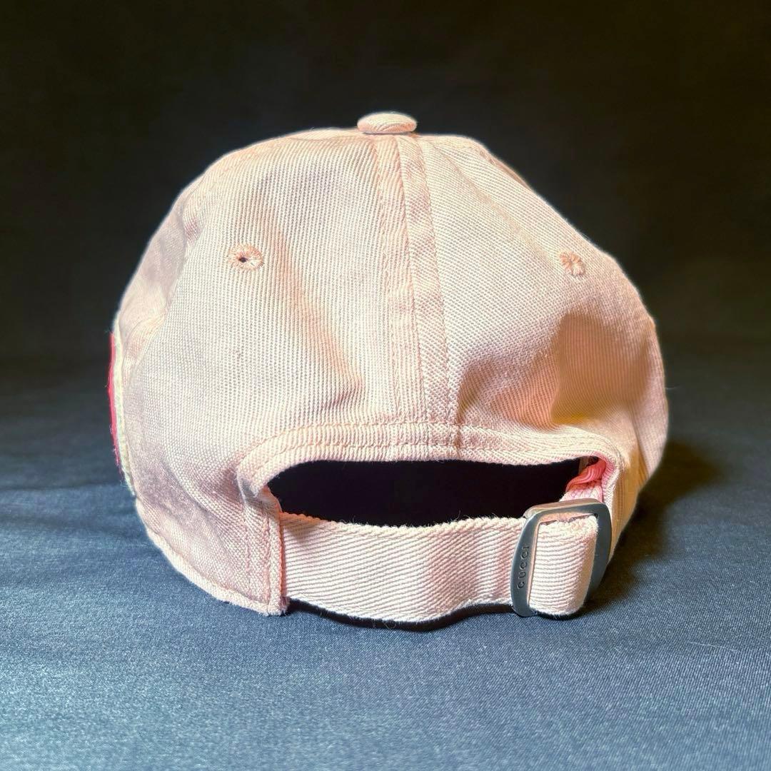 GUCCI グッチ NY ニューヨークヤンキース キャップ 帽子 ピンク うさぎ