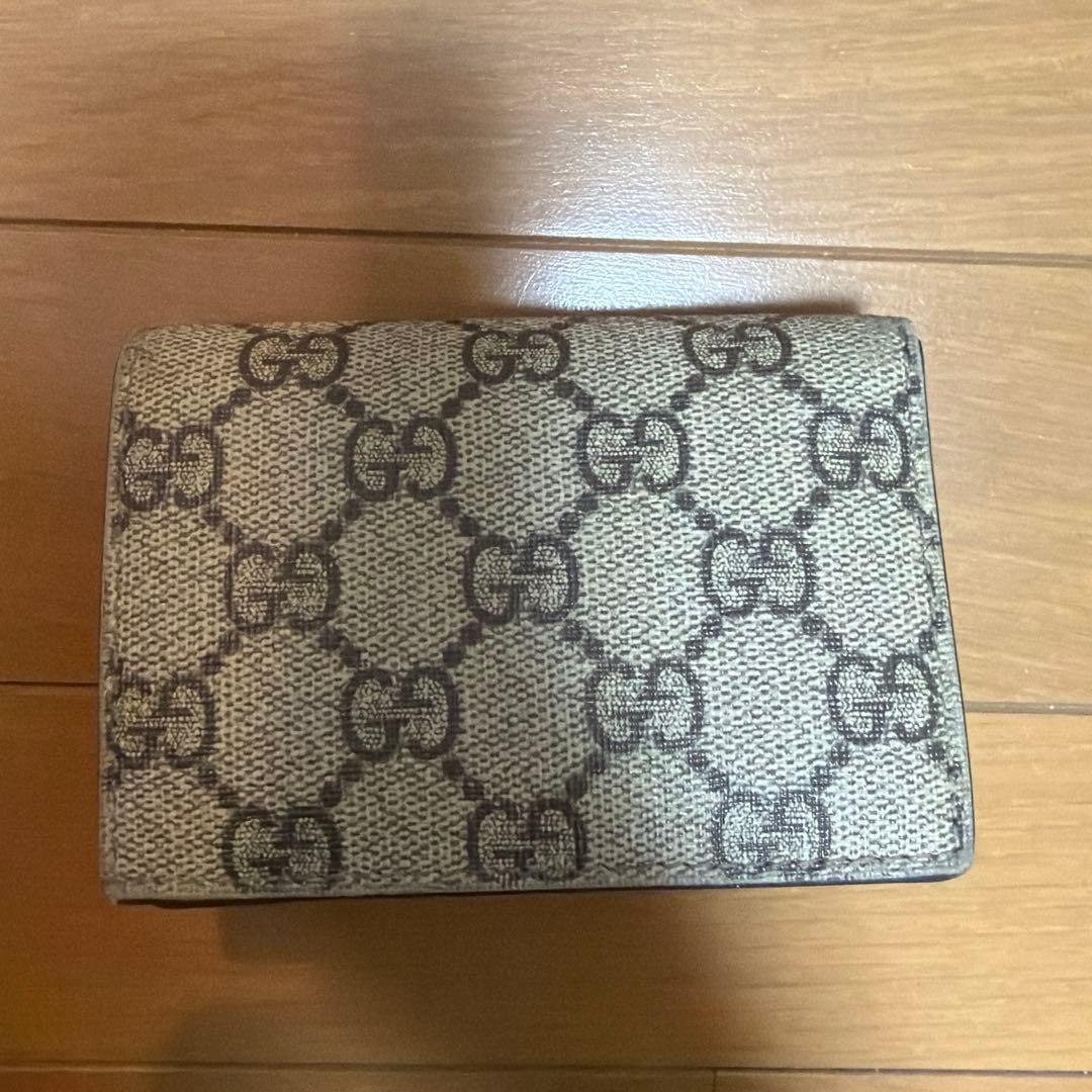 GUCCI さくらんぼ 2つ折り財布 ストーン一部なし