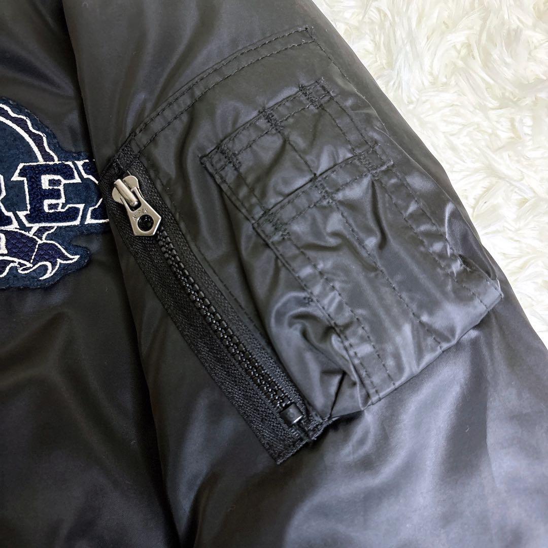 【美品】 AVIREX MA-1 フライトジャケット 35周年記念 L 刺繍ロゴ