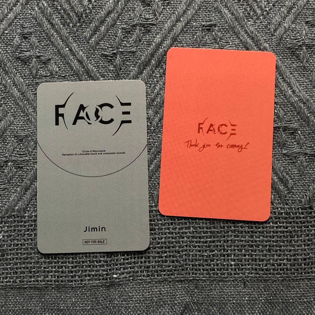 BTS 防弾少年団 FACE ラキドロ ジミン JIMIN トレカ2枚