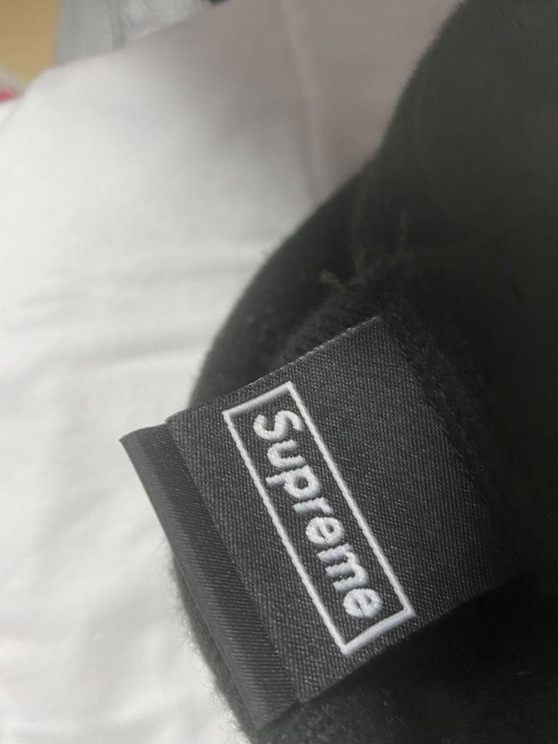 supreme ビーニー　BOX logo ブラック
