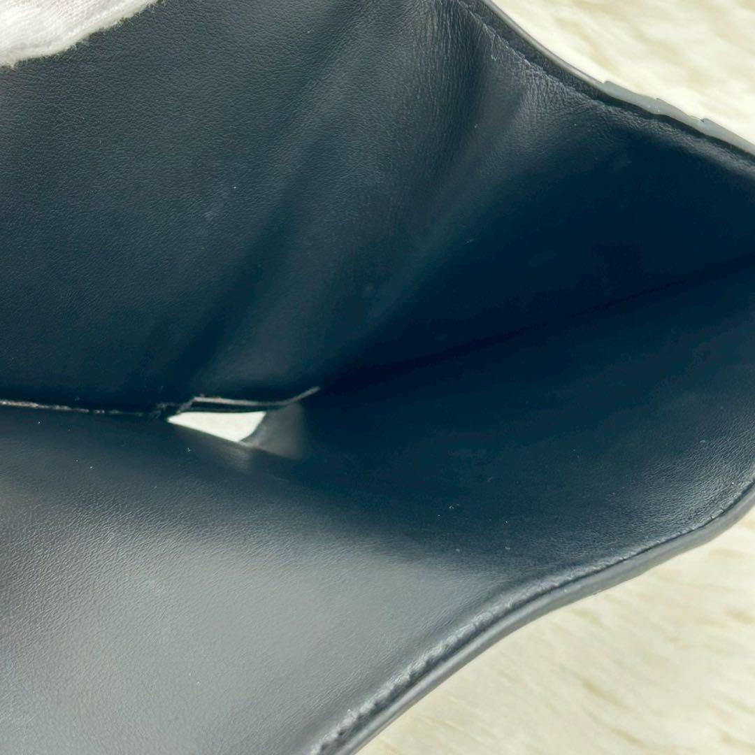 正規品✨セリーヌ スモールフラップウォレット トリオンフ 三つ折り財布 黒