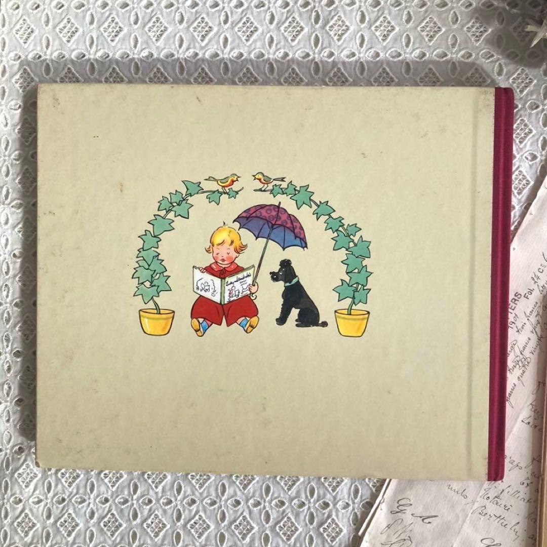 L954洋書古書 1950年代発行　装丁がとっても可愛いドイツのアンティーク絵本