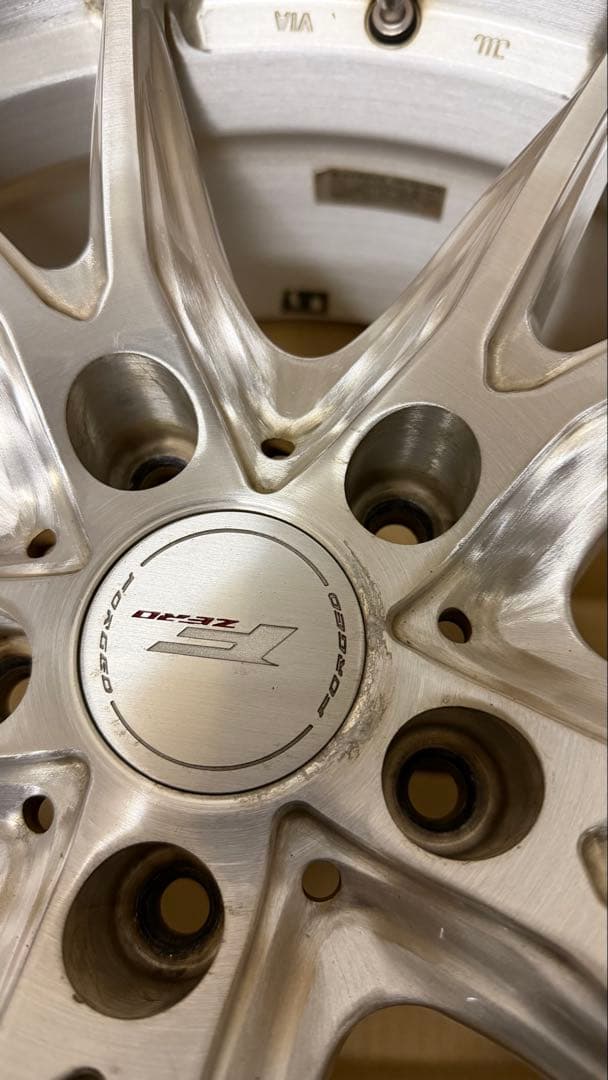 weds FZERO FZ2 鍛造ホイール4本セット　ブラッシュド