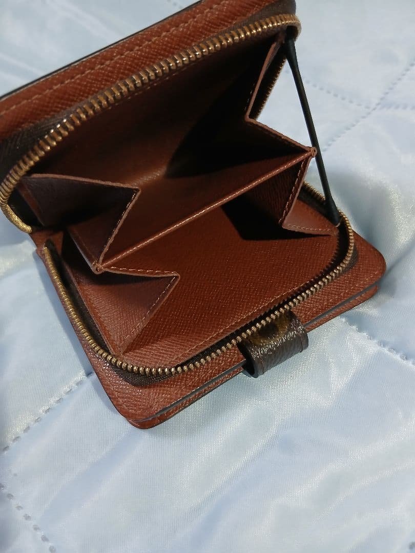 ★美品 ★ルイヴィトン モノグラム コンパクトジップ 財布 二つ折り